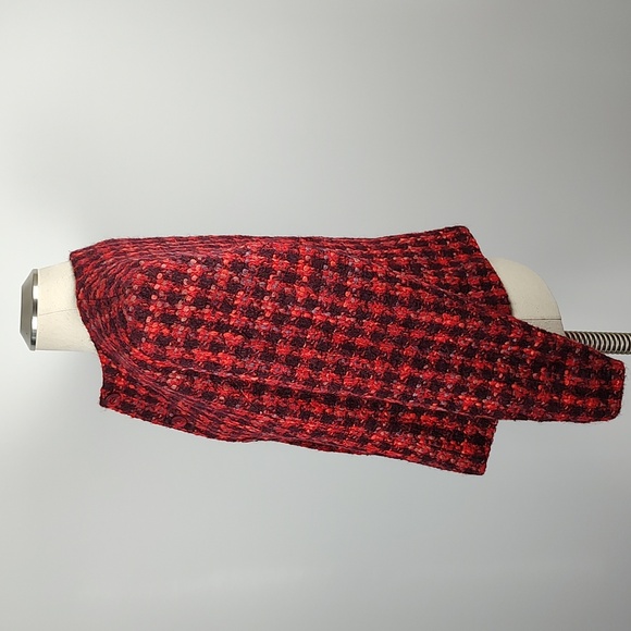 Wool Blend Tweed 2 Piece Suit Blazer Skirt Set Y2K Lined Size 12 Jones NY - Picture 9 of 15